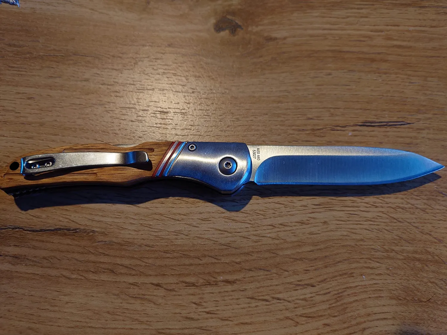 Herbertz Selektion Taschenmesser Zebraholz 8,8 cm rostfrei