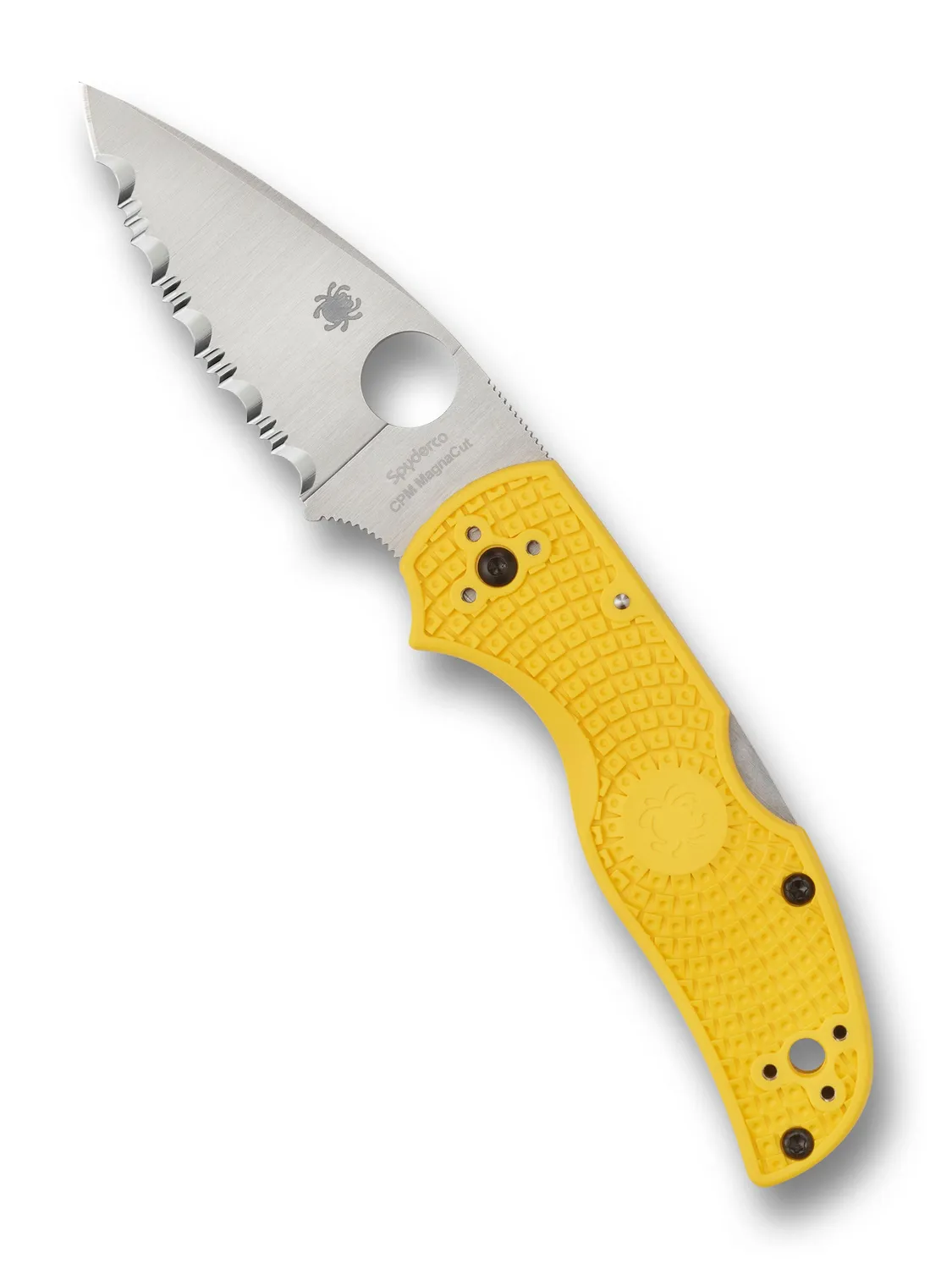 Spyderco Native 5 Lightweight Salt MagnaCut Taschenmesser gelb