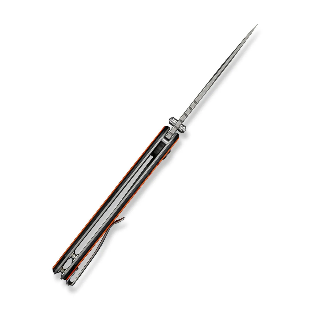 SENCUT Quirk S25099-1 Taschenmesser Orange-Schwarz D2
