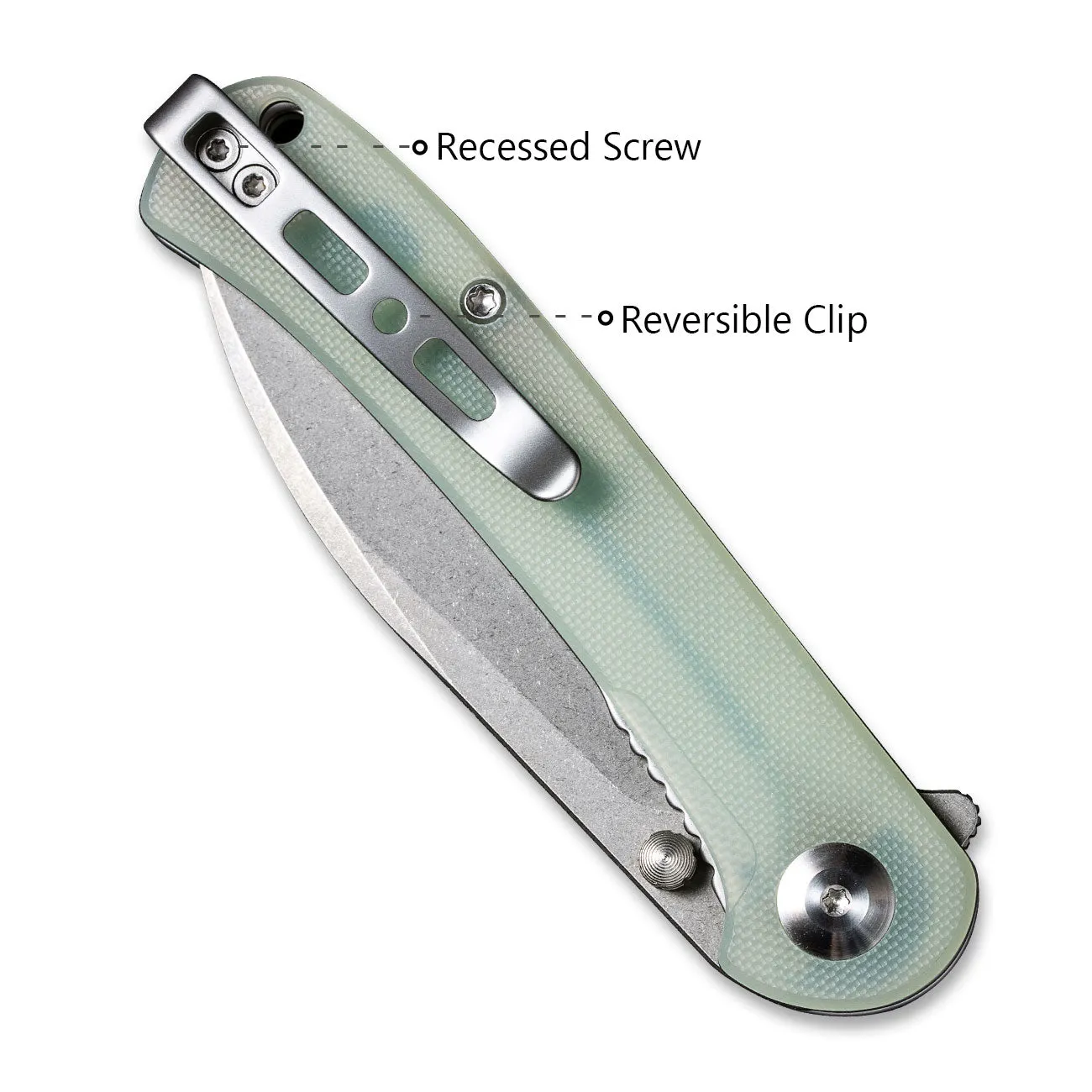 SENCUT Scepter SA03C Klappmesser schwarz Drop-Point