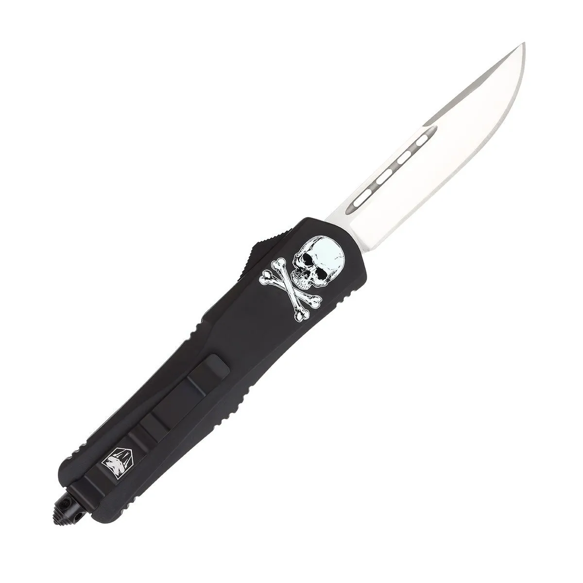CobraTec FS-3 Jolly Roger OTF Messer Large schwarz