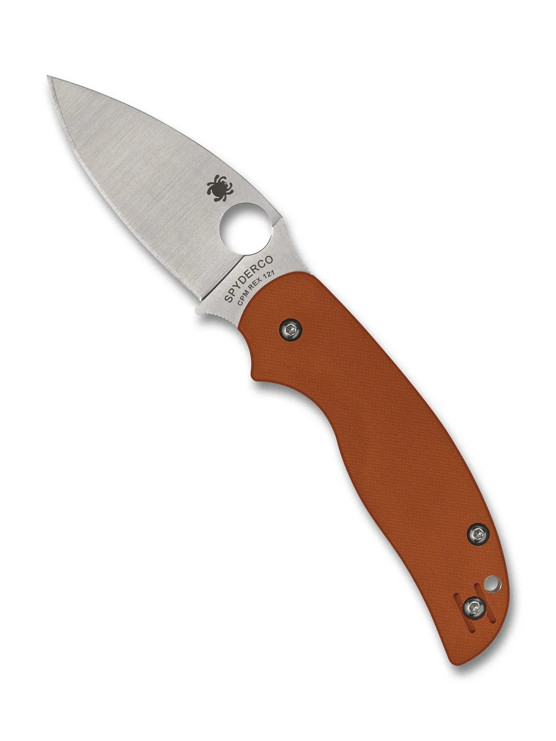 Spyderco Sage 5 REX 121 Taschenmesser orange G-10