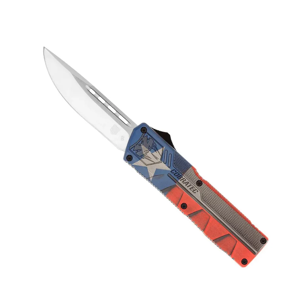 CobraTec Lightweight Texas OTF Messer D2 Cerakote
