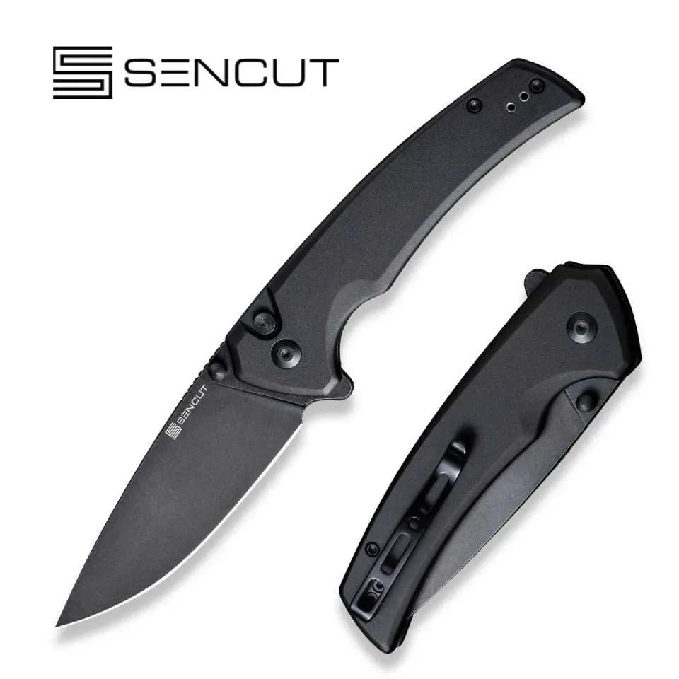 SENCUT Serene S21022B-1 Klappmesser Schwarz Alu D2