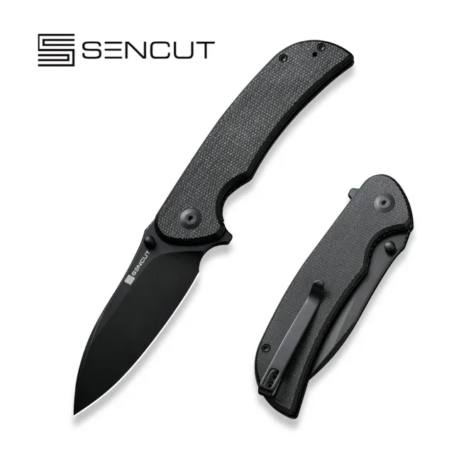 SENCUT Borzam S23077-3 Taschenmesser Micarta 9Cr18MoV