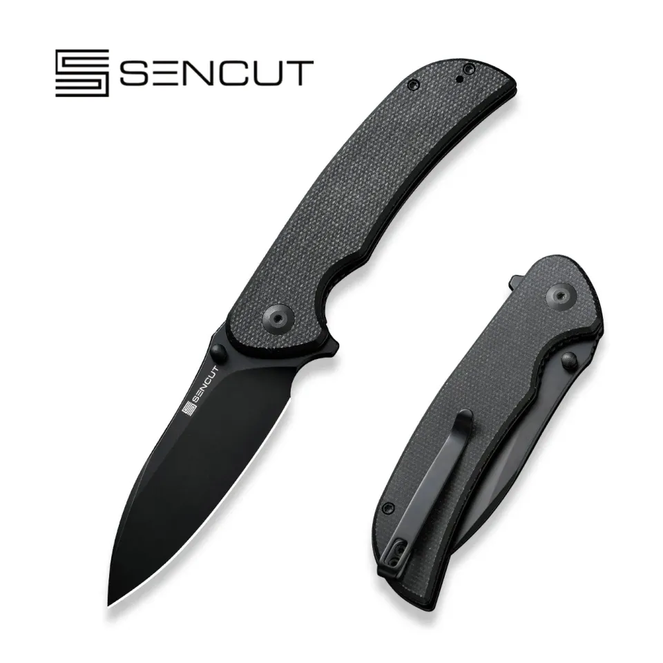 SENCUT Borzam S23077-3 Taschenmesser Micarta 9Cr18MoV