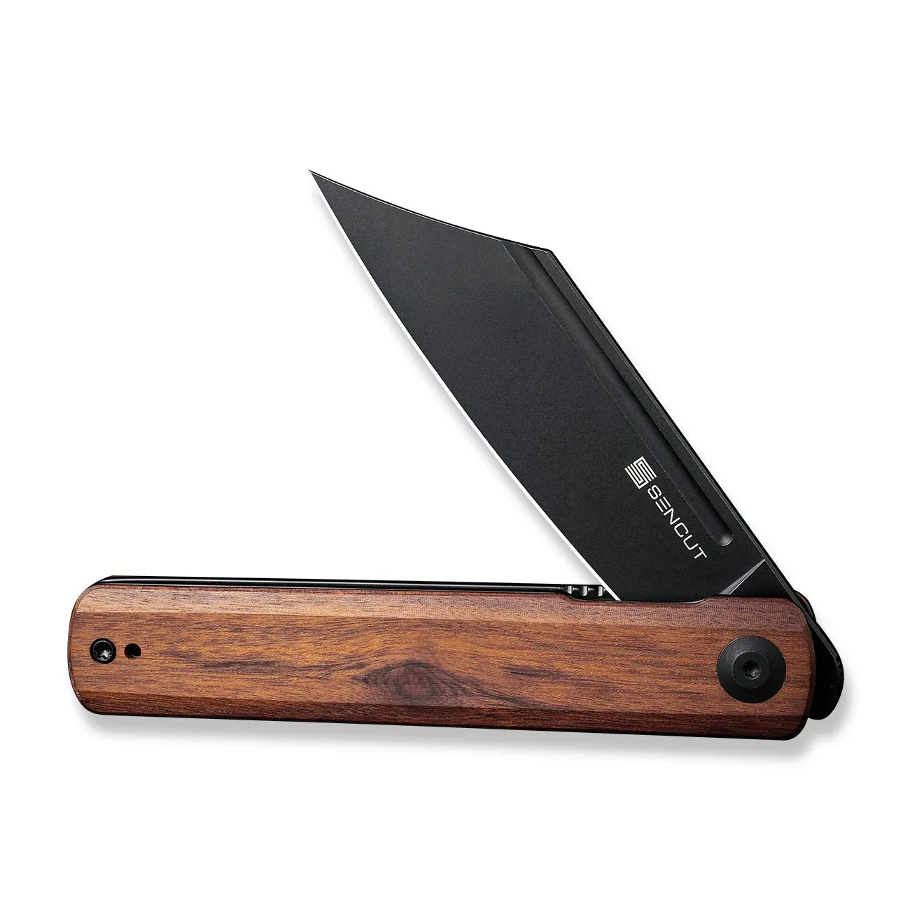 SENCUT Bronte SA08E Taschenmesser Holz Front-Flipper