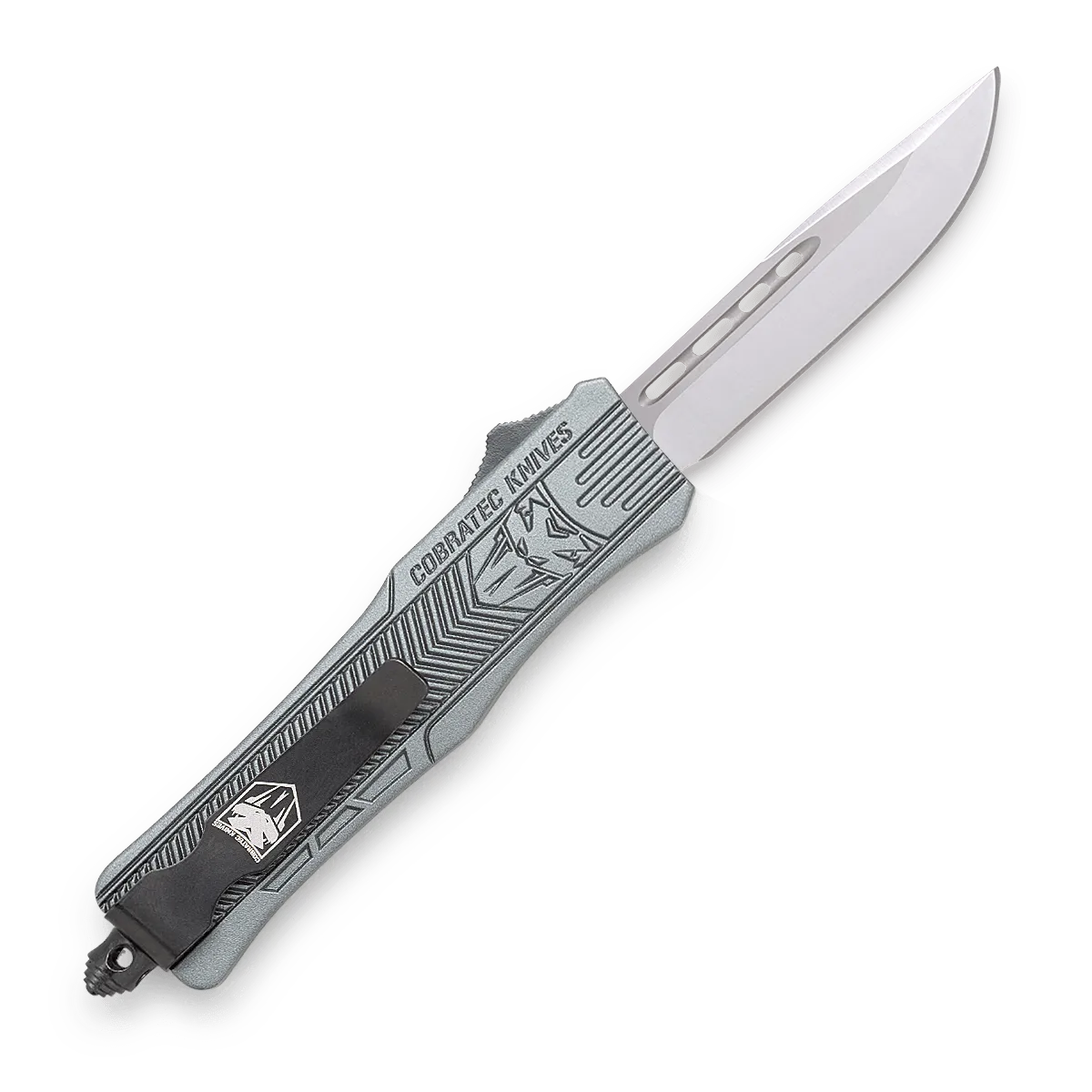 CobraTec Small CTK-1 OTF Messer Grau Cerakote D2