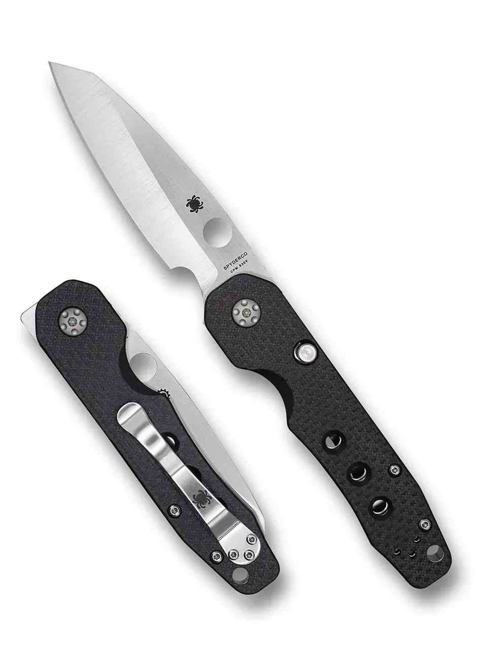 Spyderco Smock Taschenmesser S30V Carbon-Flipper
