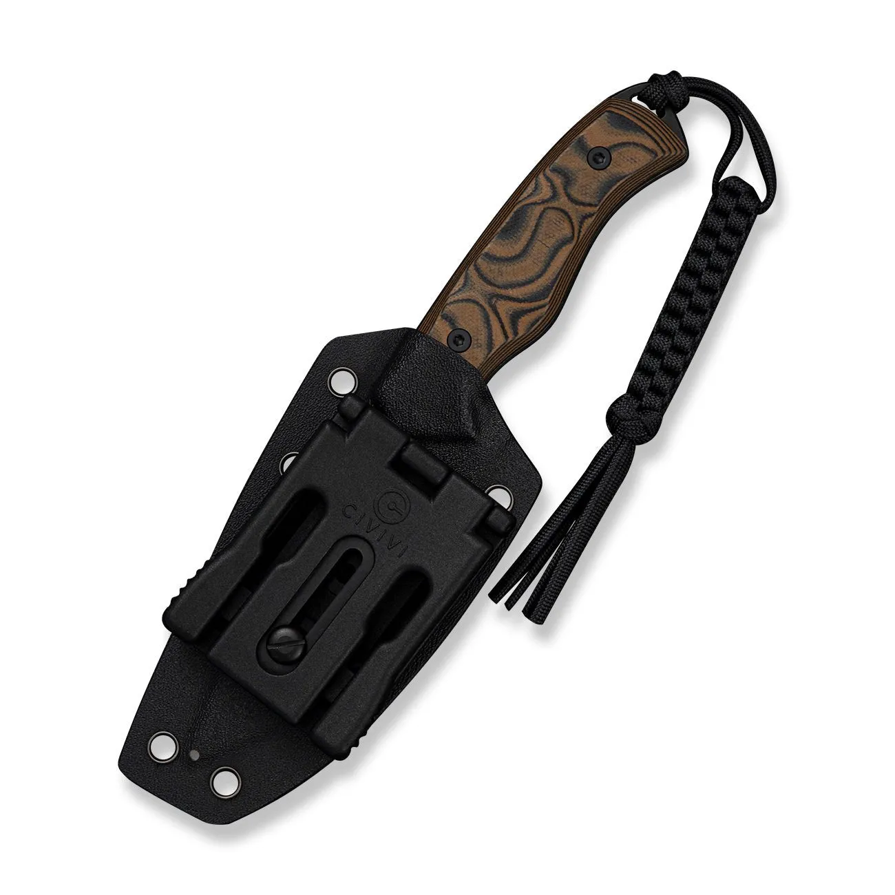 Civivi Nivren C25103 Feststehendes Messer G10 Schwarz 14C28N
