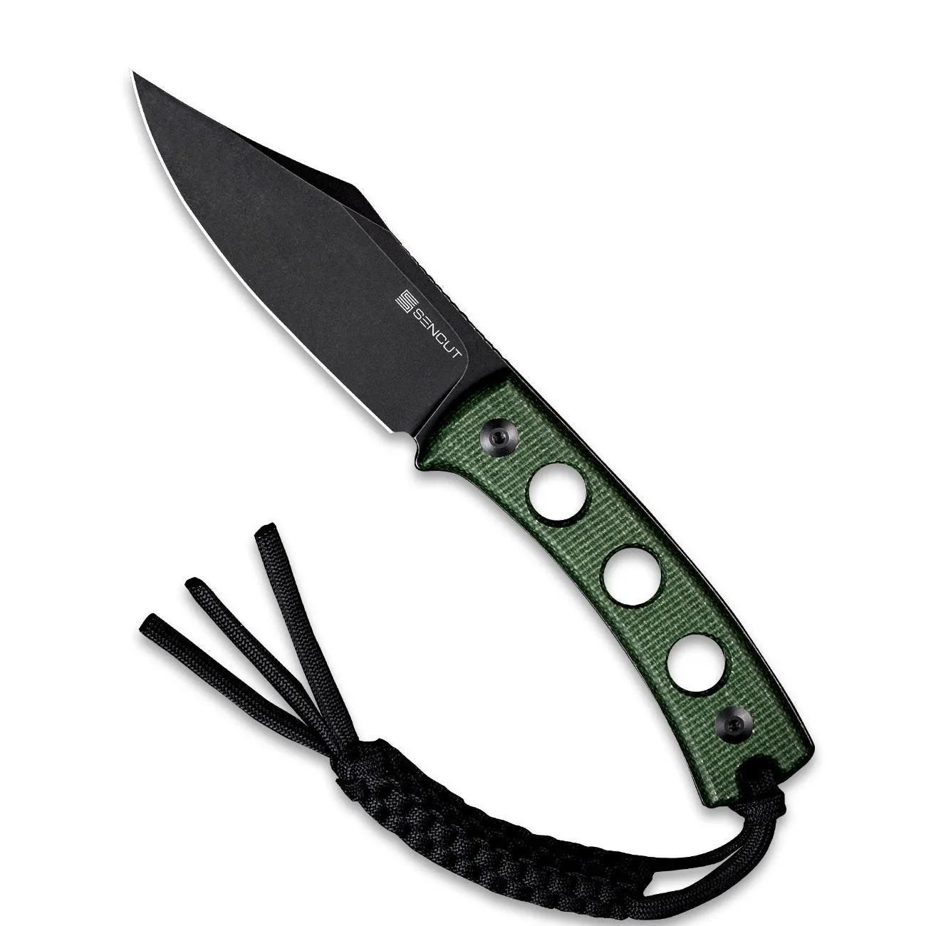 SENCUT Waxahachie SA11C feststehendes Messer Micarta grün