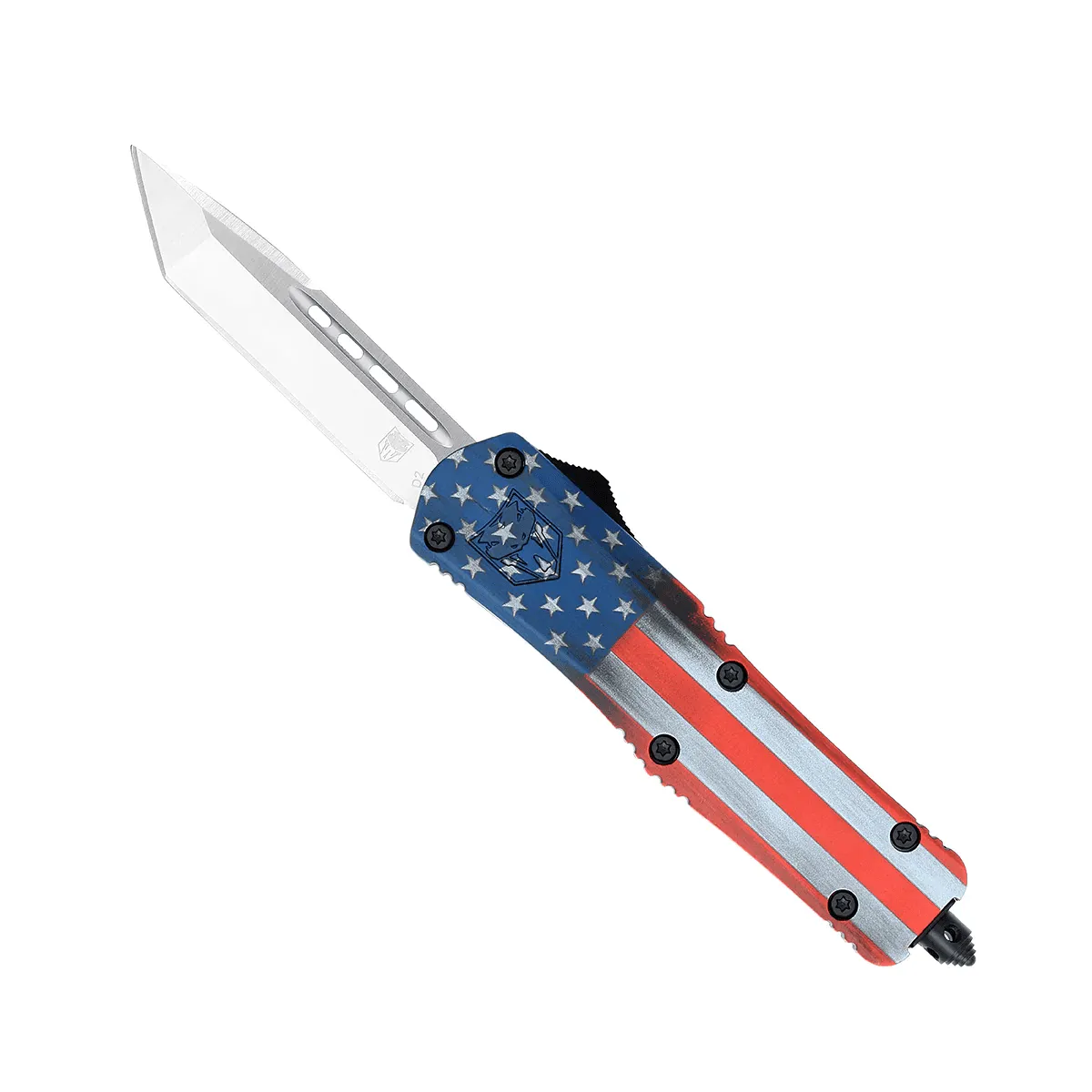 CobraTec FS-3 Medium OTF Messer American Flag Cerakote