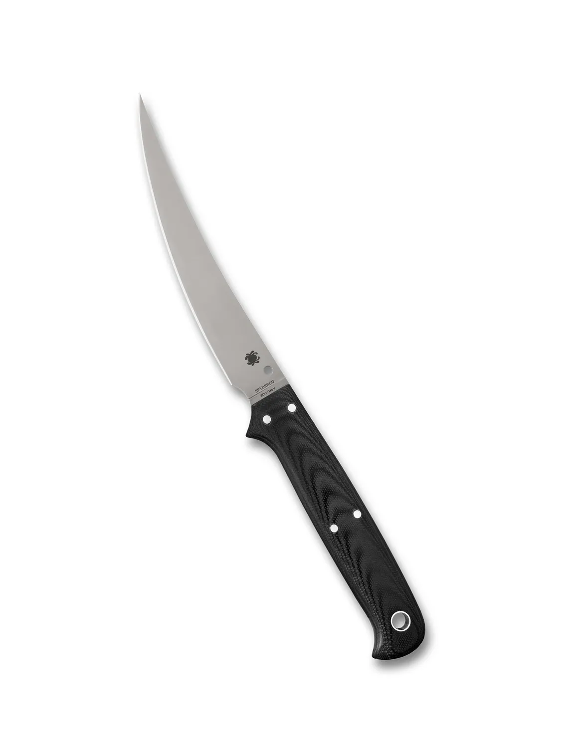 Spyderco Shelter Cove G-10 Filetiermesser mit Lederscheide