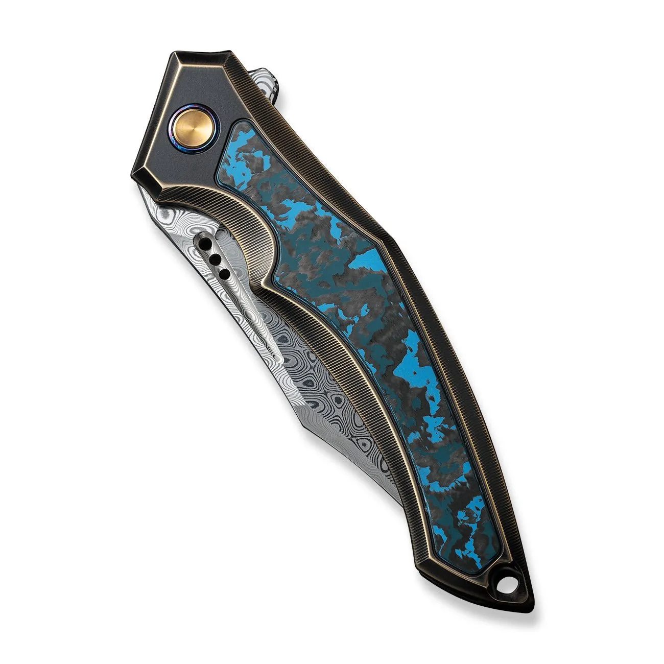 WeKnife Orpheus WE23009-DS1 Taschenmesser Damast Bronze