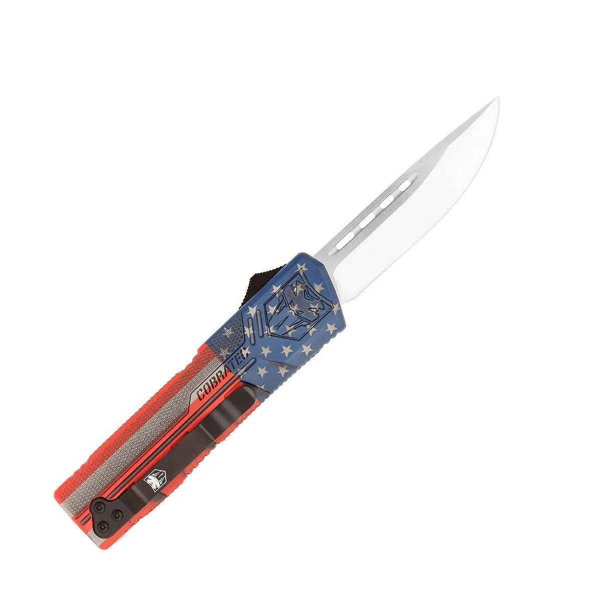 CobraTec Lightweight American Flag OTF-Messer D2