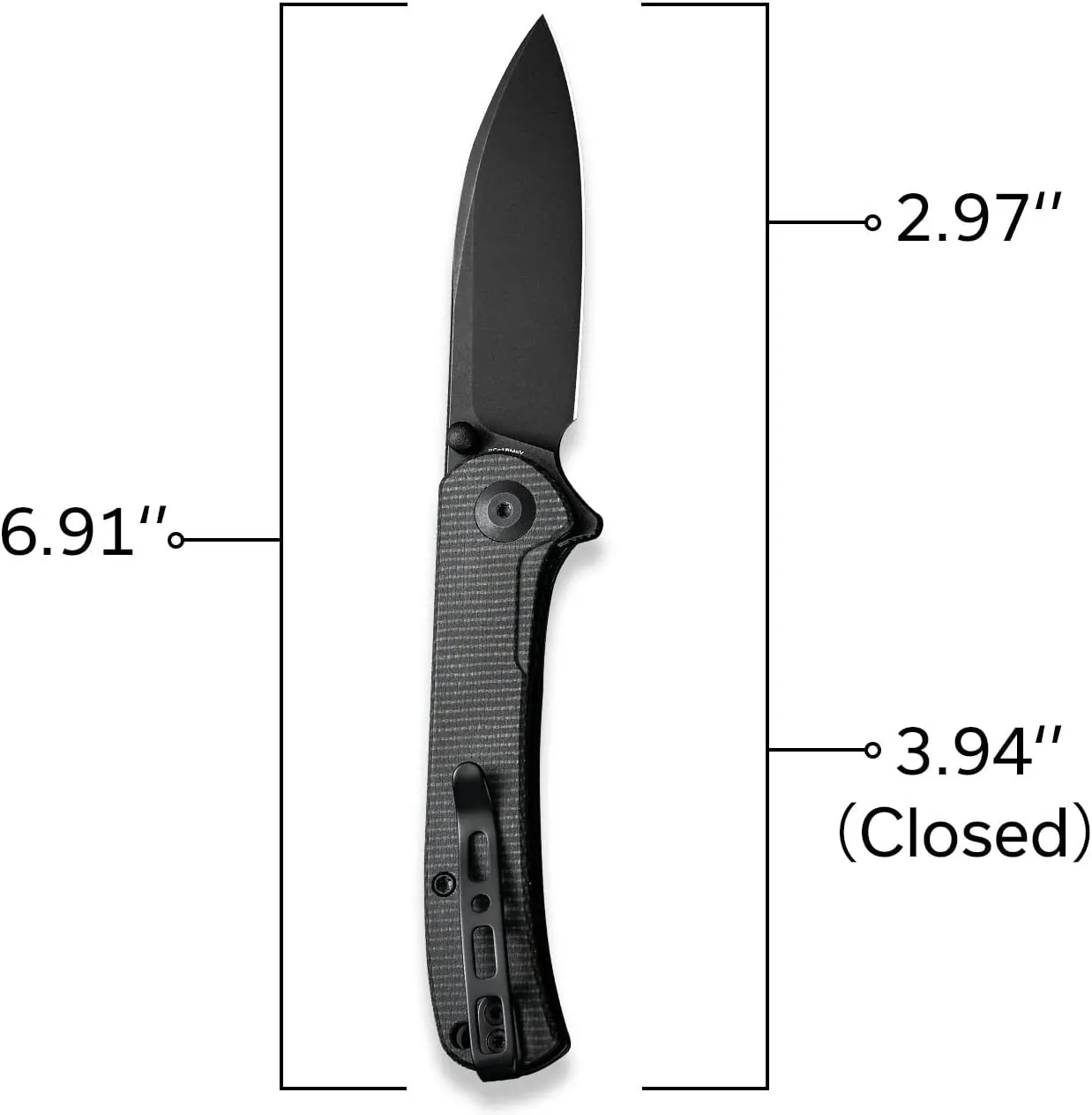 SENCUT Scepter SA03G Taschenmesser Micarta 9Cr18MoV