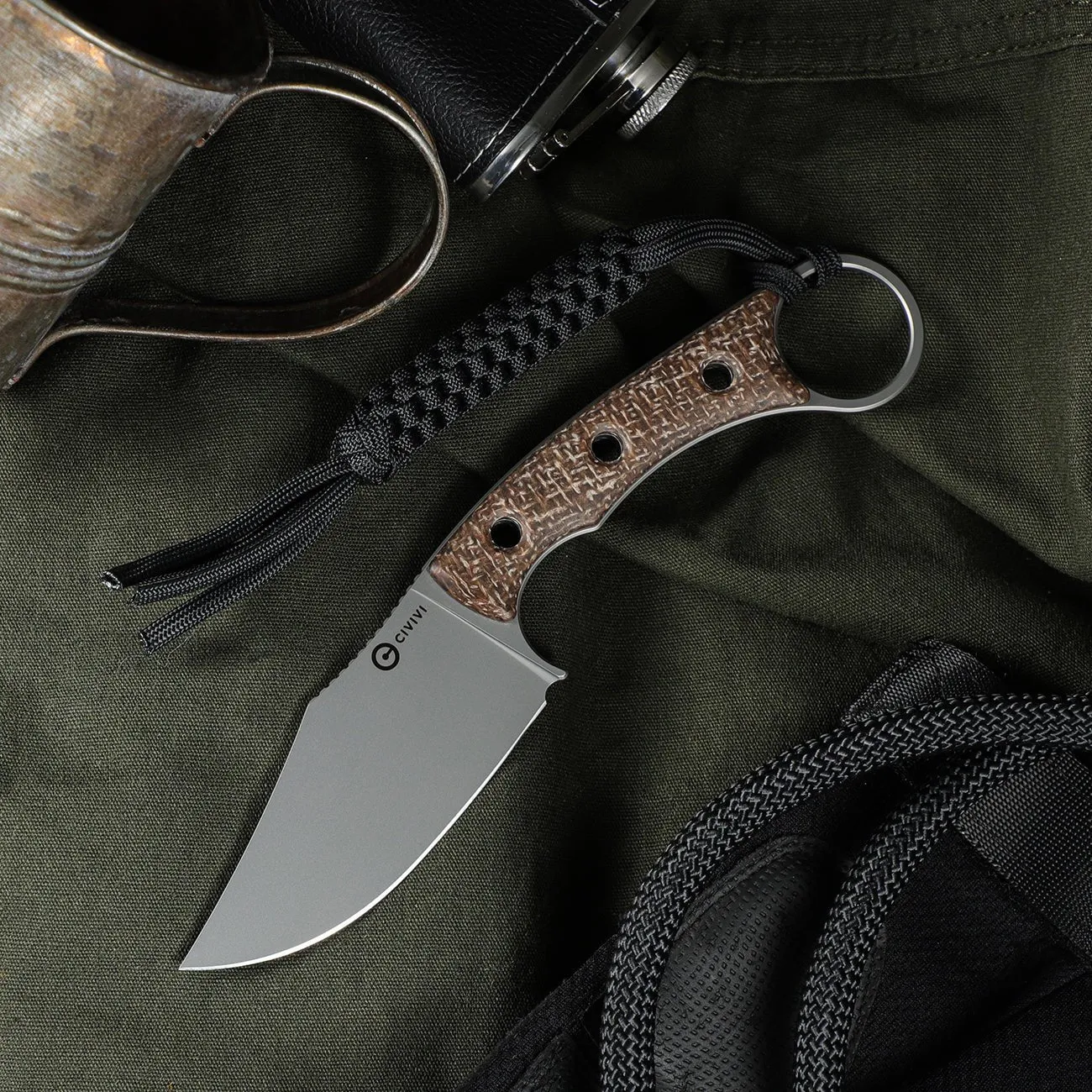 Civivi Midwatch C20059B-2 Feststehendes Messer Micarta N690
