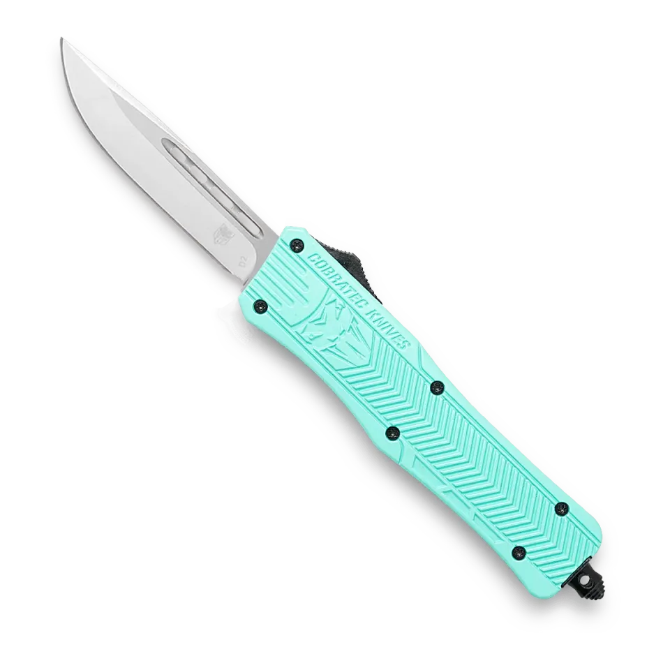 CobraTec CTK-1 Medium OTF Messer Mint Blue D2