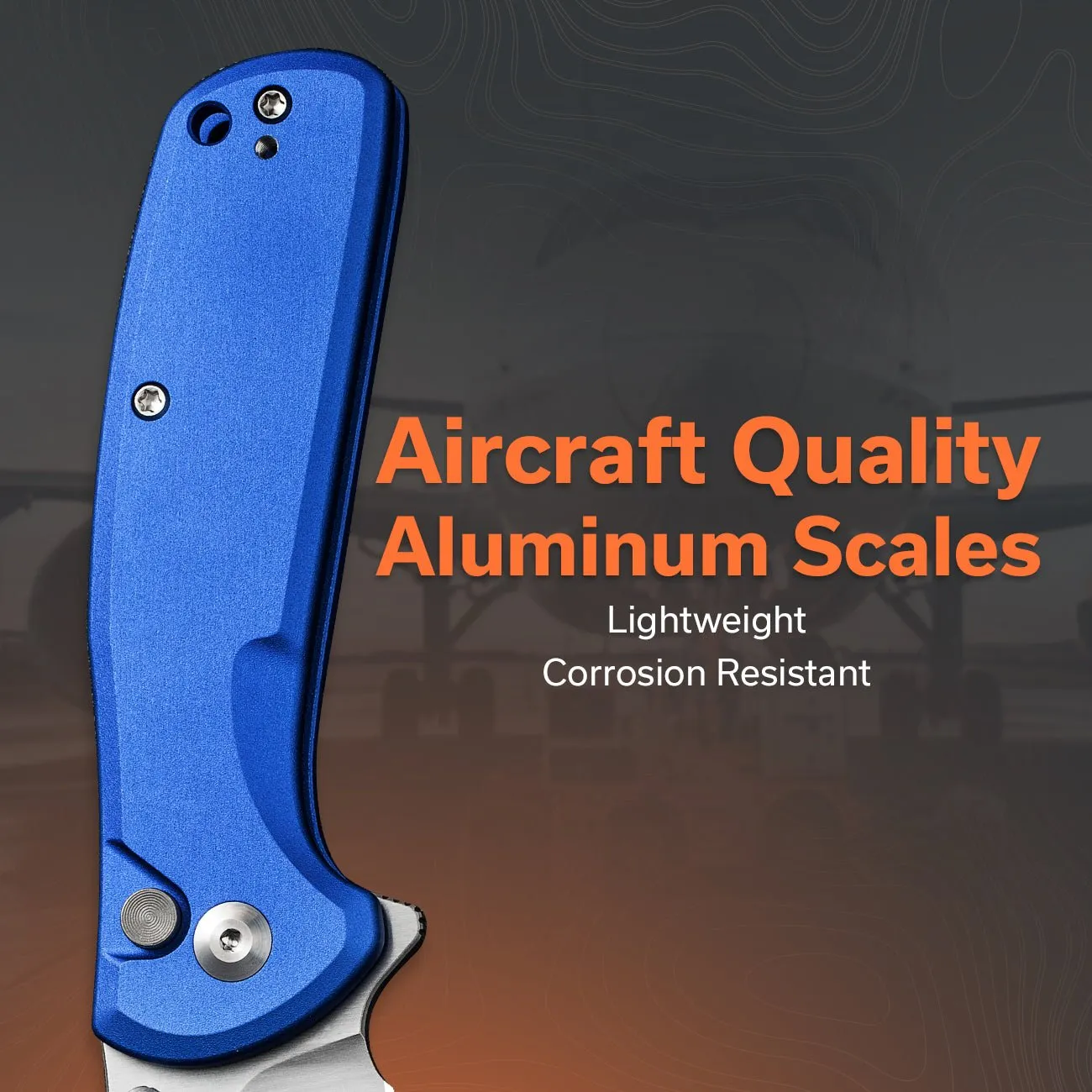 SENCUT ArcBlast S22043B-3 Taschenmesser Aluminium blau