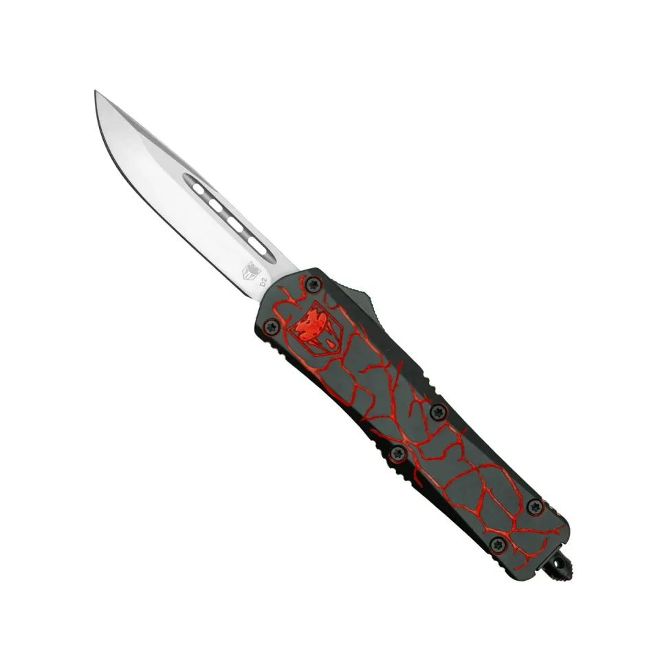 CobraTec FS-3 Fractured OTF-Messer Medium Cerakote