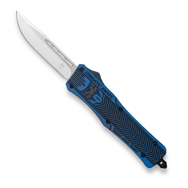 CobraTec CTK-1 Medium OTF-Messer NRA-Blau D2