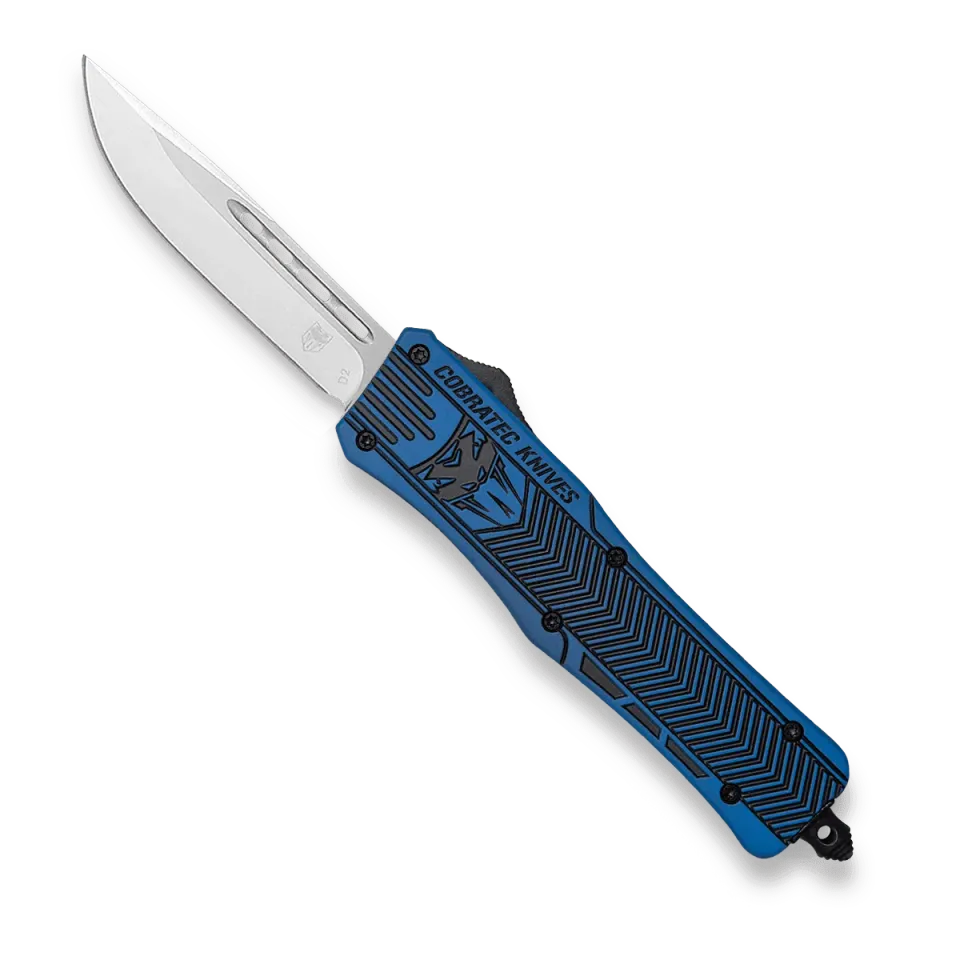 CobraTec CTK-1 Medium OTF-Messer NRA-Blau D2