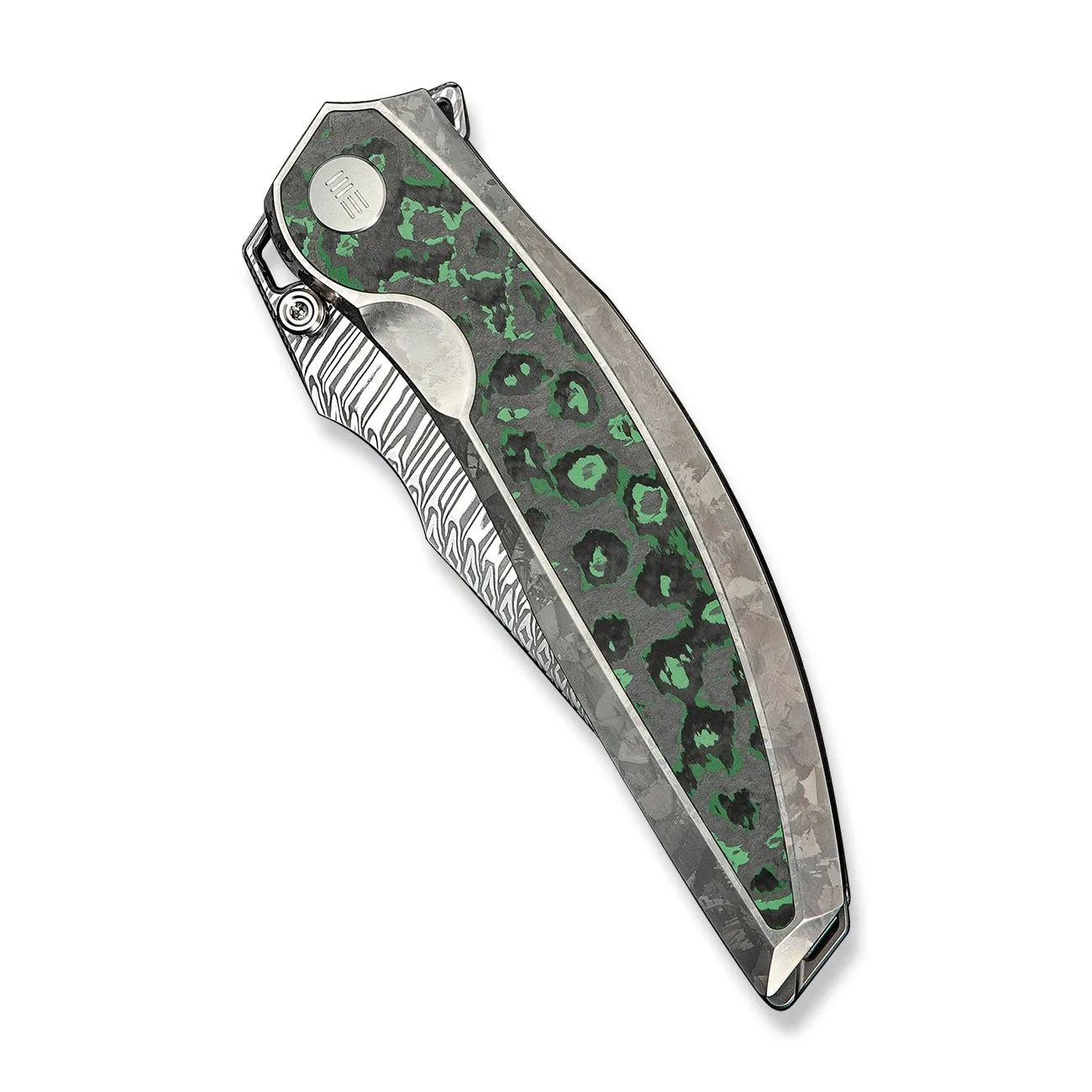 WeKnife Quinseris WE23093-DS1 Taschenmesser Damasteel