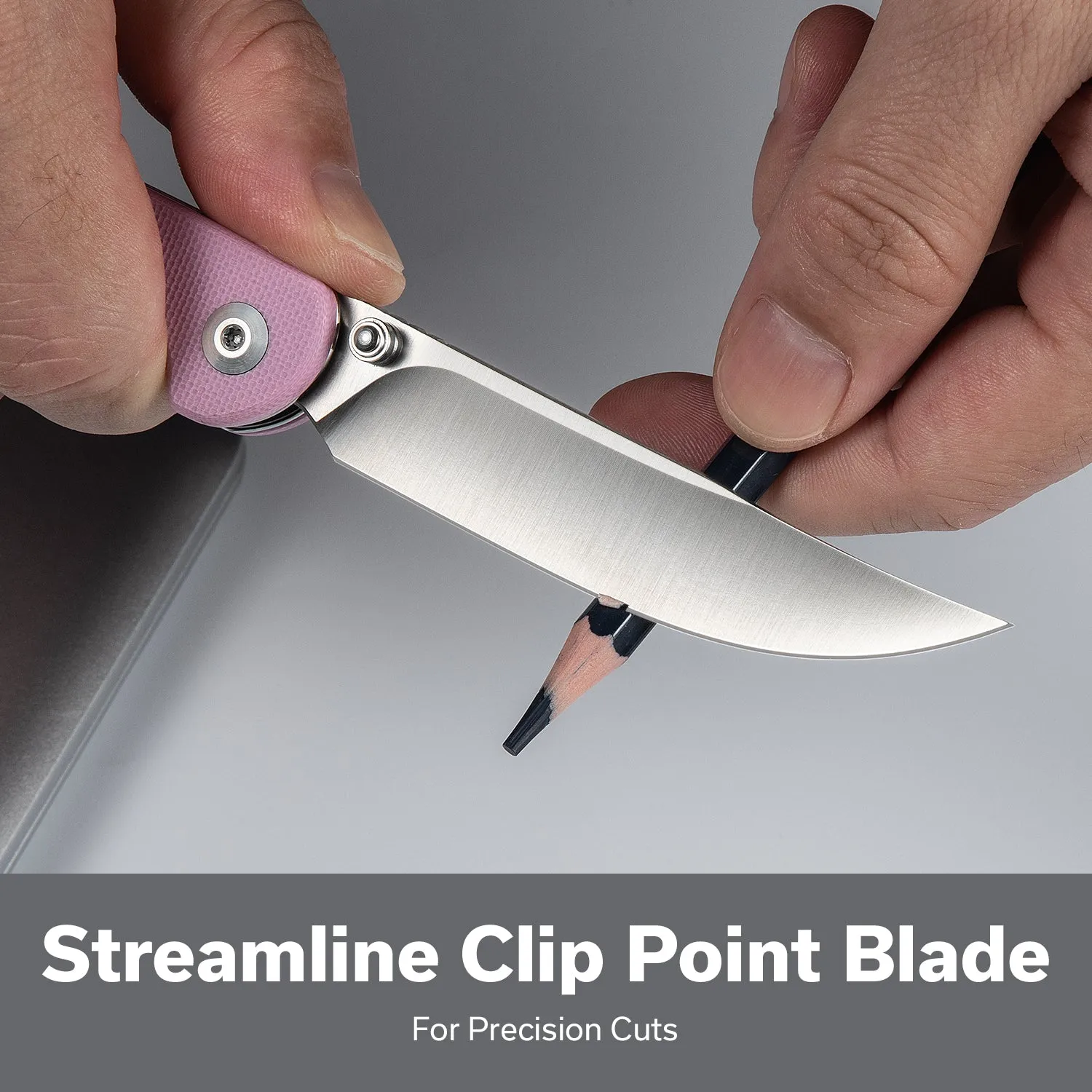 SENCUT Skelfin S25007-3 Taschenmesser Pink 9Cr18MoV
