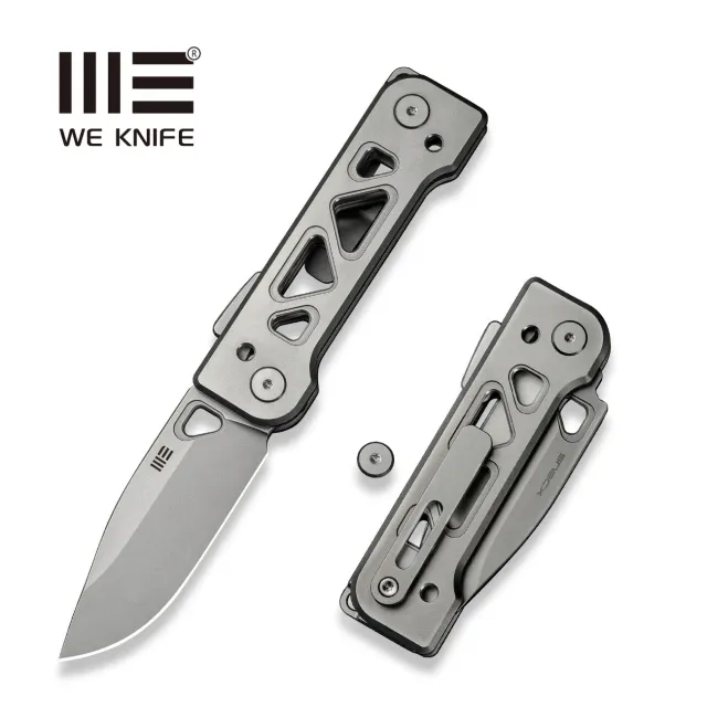 WeKnife Tyro WE24001-2 Klappmesser Titan grau 20CV