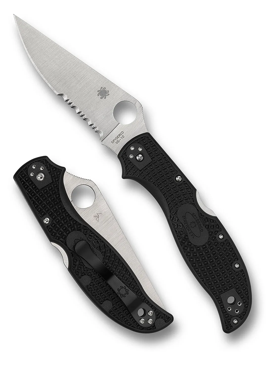 Spyderco Stretch 2 XL Taschenmesser VG-10 Glatt