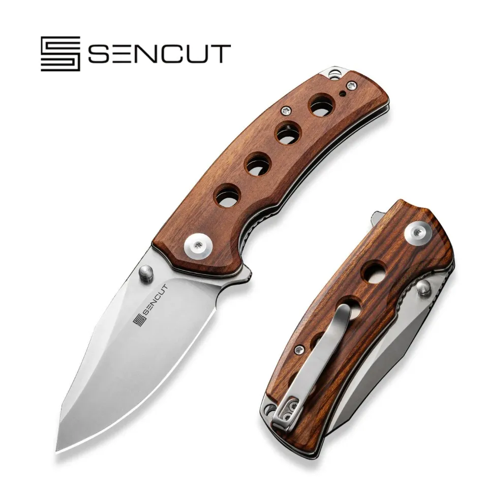 SENCUT Excalis S23068-4 Taschenmesser Holz Satin