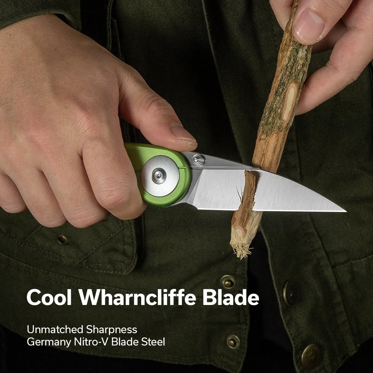 Civivi Starflare C23052-3 Taschenmesser Lime Nitro-V