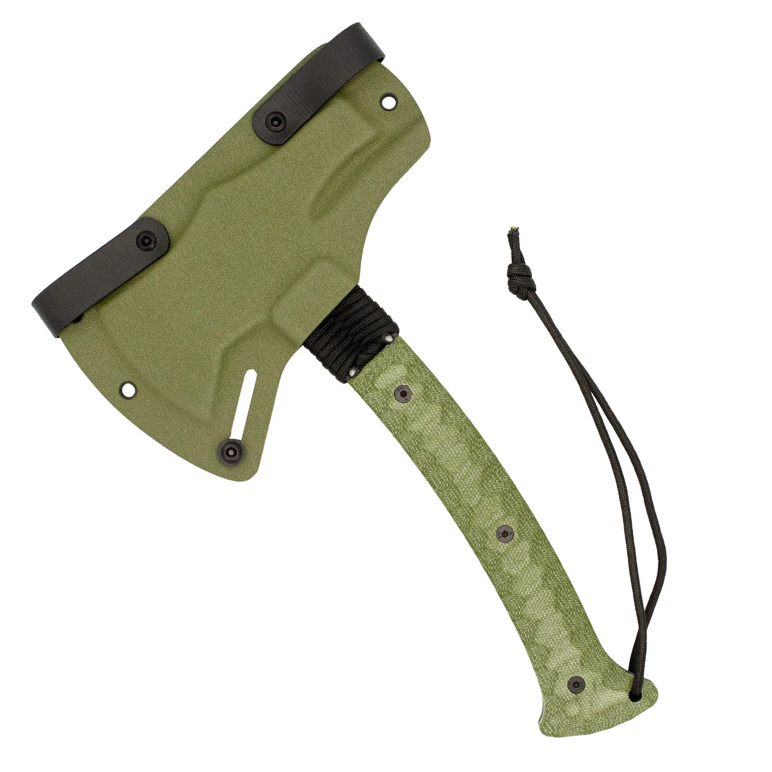 CobraTec OD Green Tomahawk Beil 75Cr1 Micarta