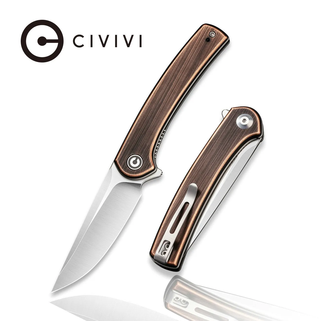 Civivi Mini Asticus C19026B-1 Taschenmesser Kupfer 10Cr15CoMoV