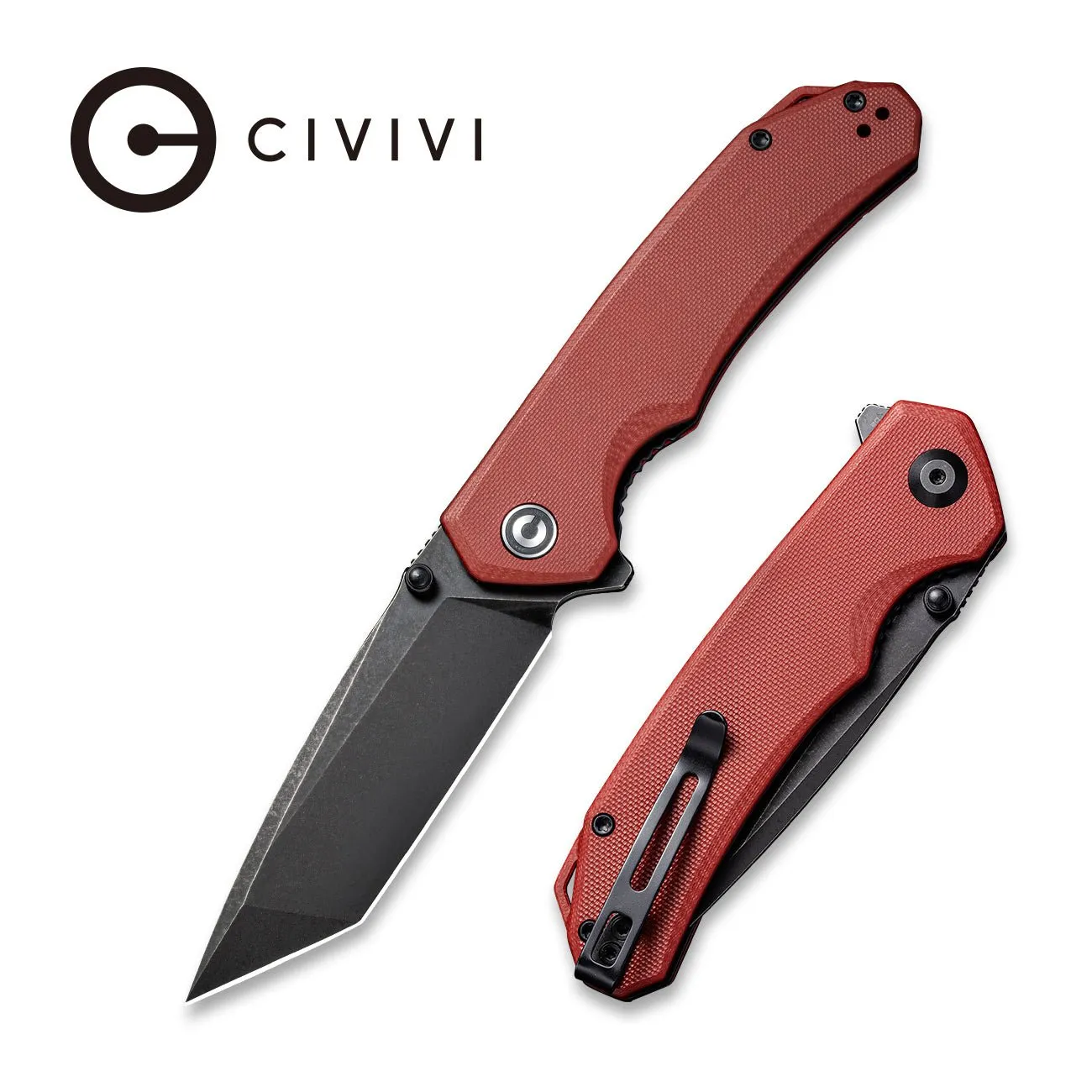 CIVIVI Brazen C2023B Taschenmesser Burgundy G10 D2