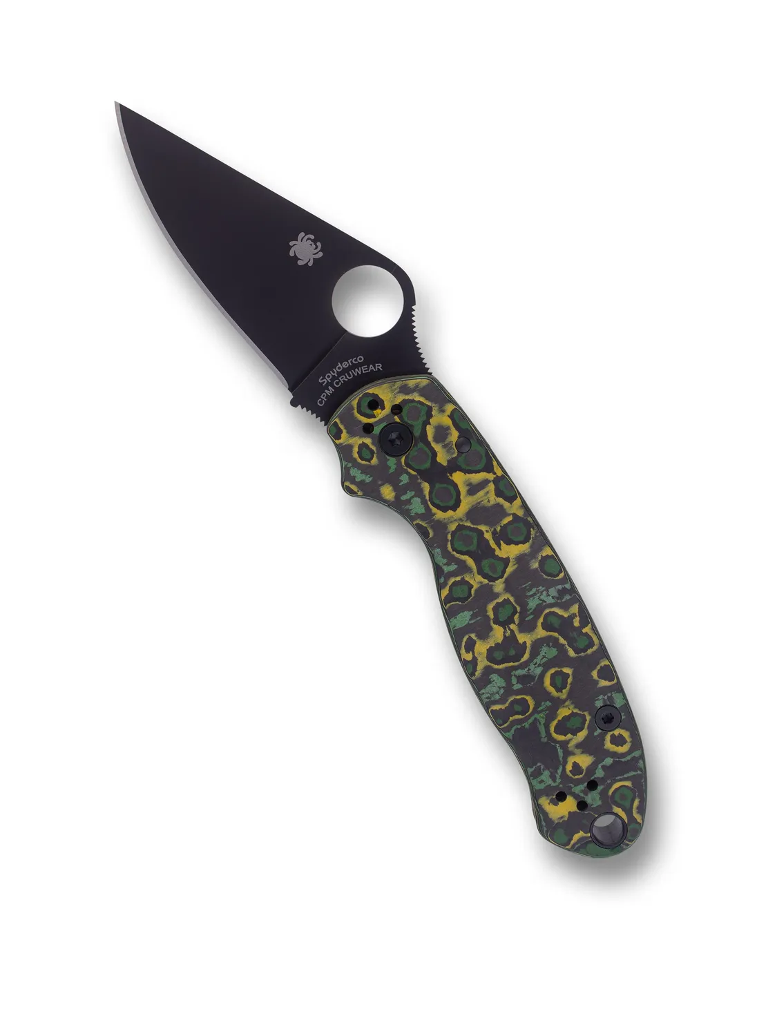Spyderco Para 3 Taschenmesser Toxic Storm Cru-Wear
