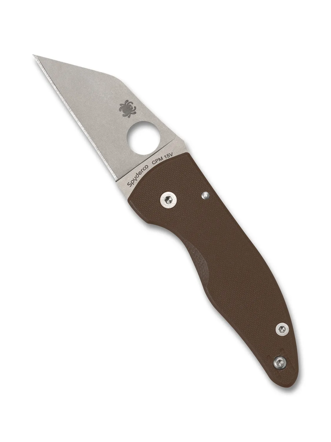 Spyderco MicroJimbo Sprint Run Taschenmesser 15V Braun