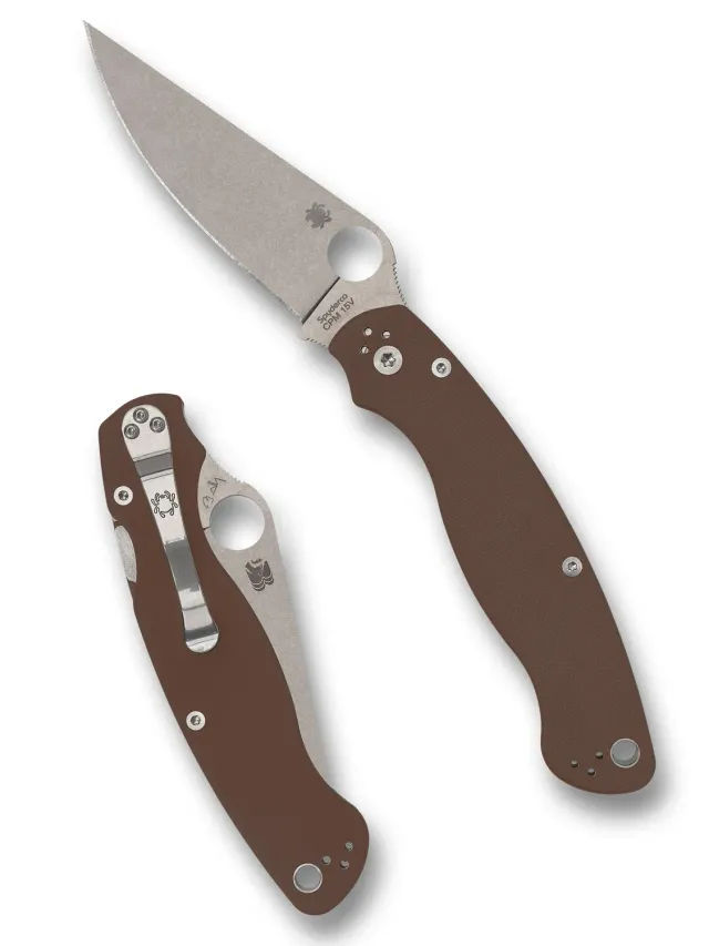 Spyderco Military 2 Sprint Taschenmesser CPM 15V Braun