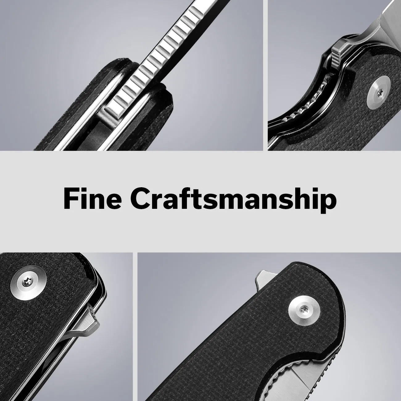 SENCUT Omniform S23064-2 Taschenmesser Schwarz Micarta