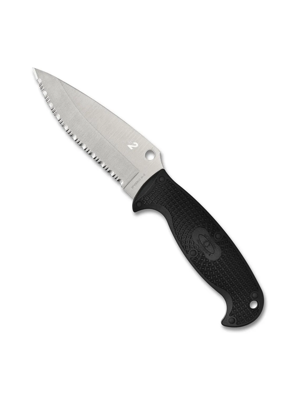 Spyderco Jumpmaster 2 feststehendes Messer Vollwelle H-1