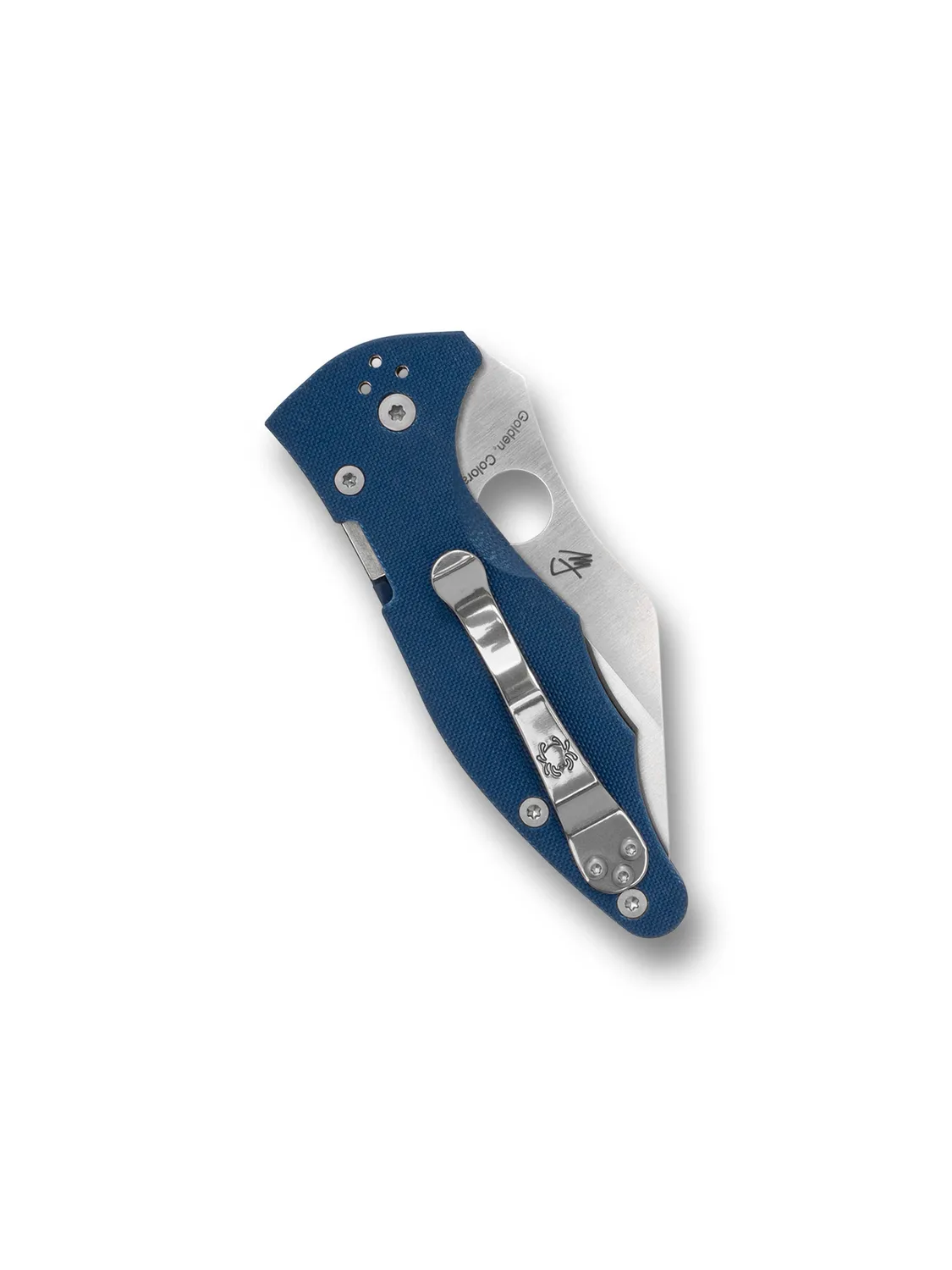 Spyderco Yojimbo 2 Taschenmesser CPM SPY27 Blau Wharncliffe