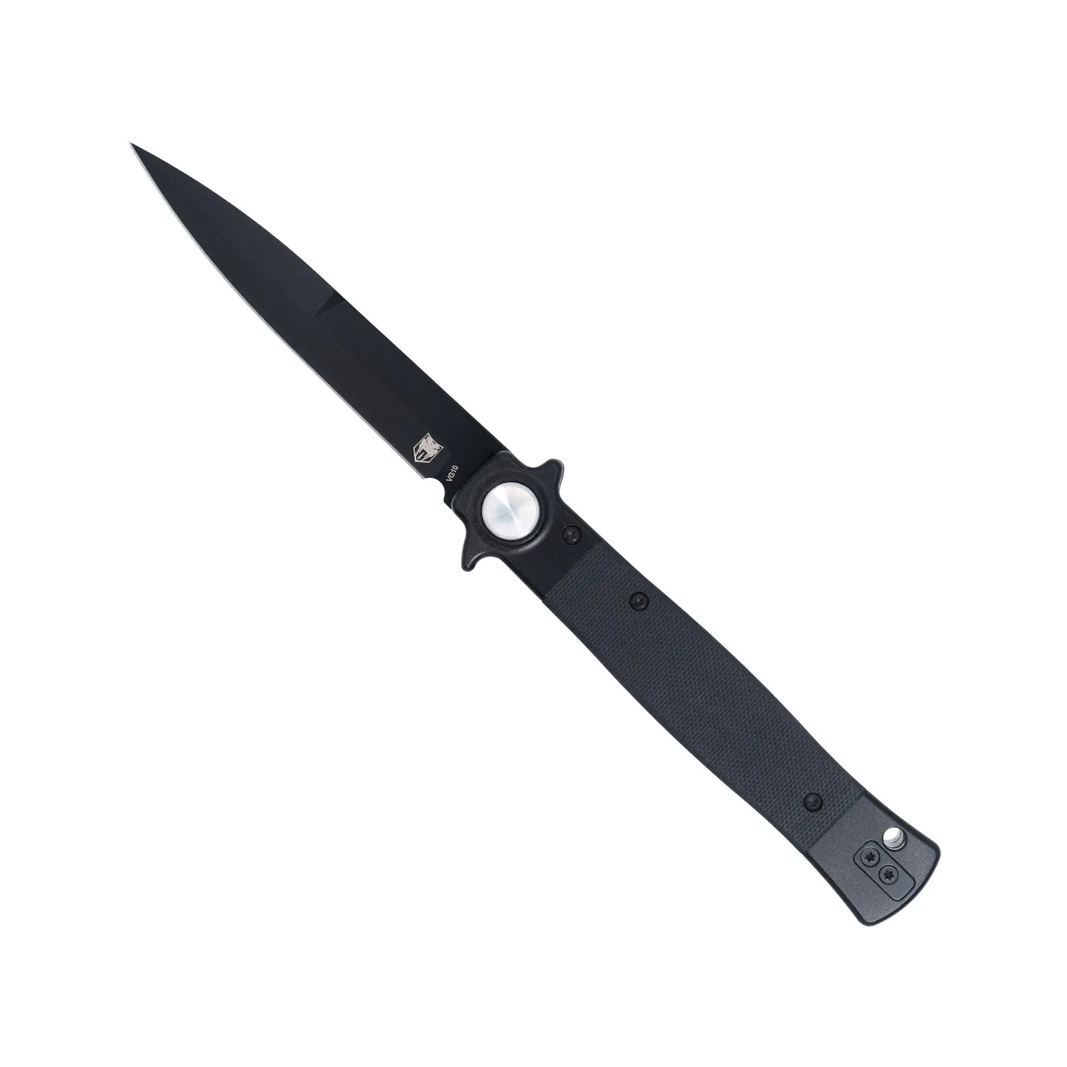CobraTec Stiletto Button Lock Klappmesser VG-10