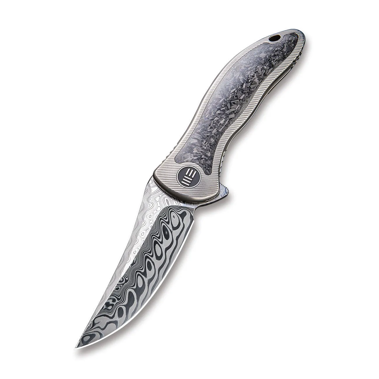 WeKnife Synergy2 912CF-DS1 Taschenmesser Damasteel
