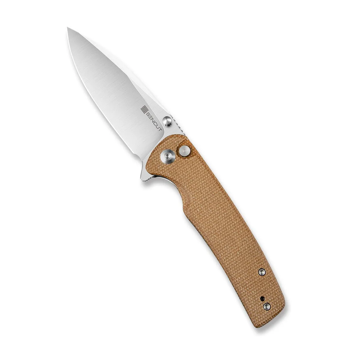 SENCUT Sachse S21007-3 Taschenmesser Braun Button Lock