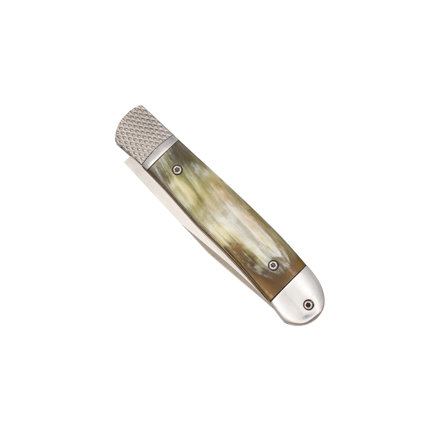 CobraTec Trapper Hidden Release Klappmesser Golden Horn D2