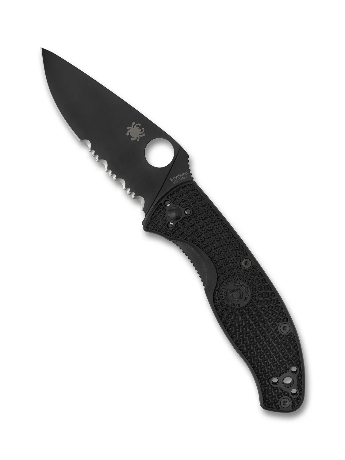 Spyderco Tenacious Lightweight Klappmesser FRN Plain