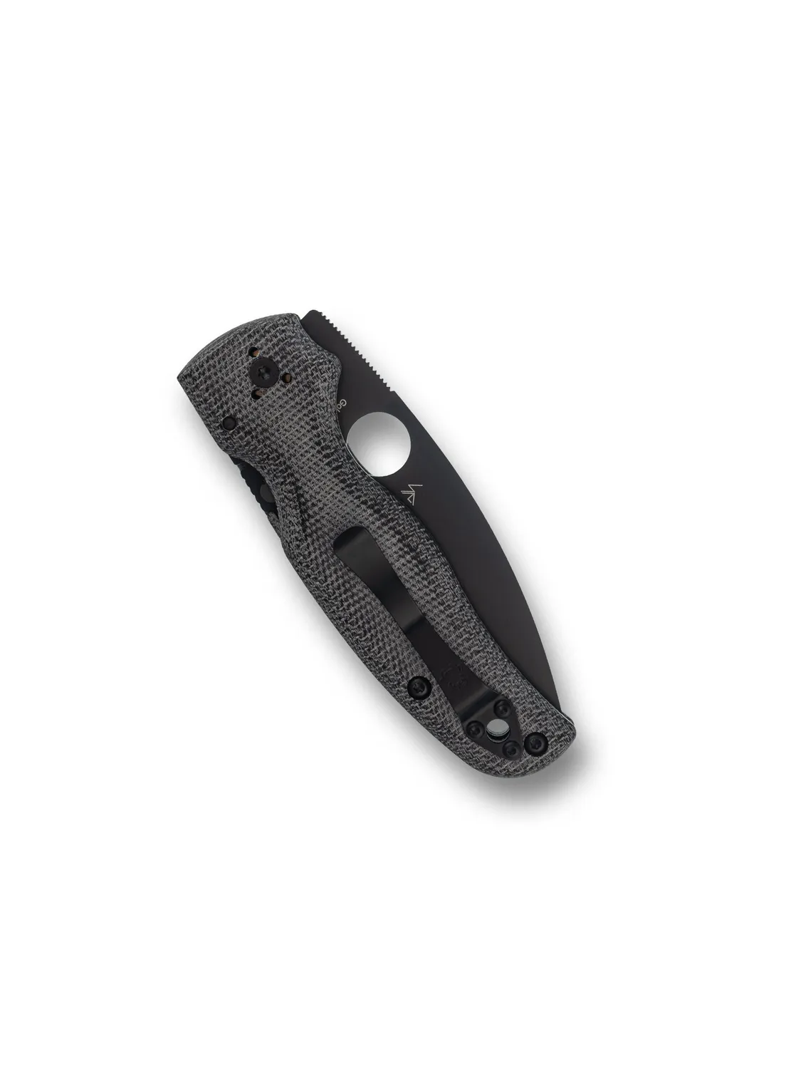 Spyderco Shaman S45VN Klappmesser Micarta grau Exclusive