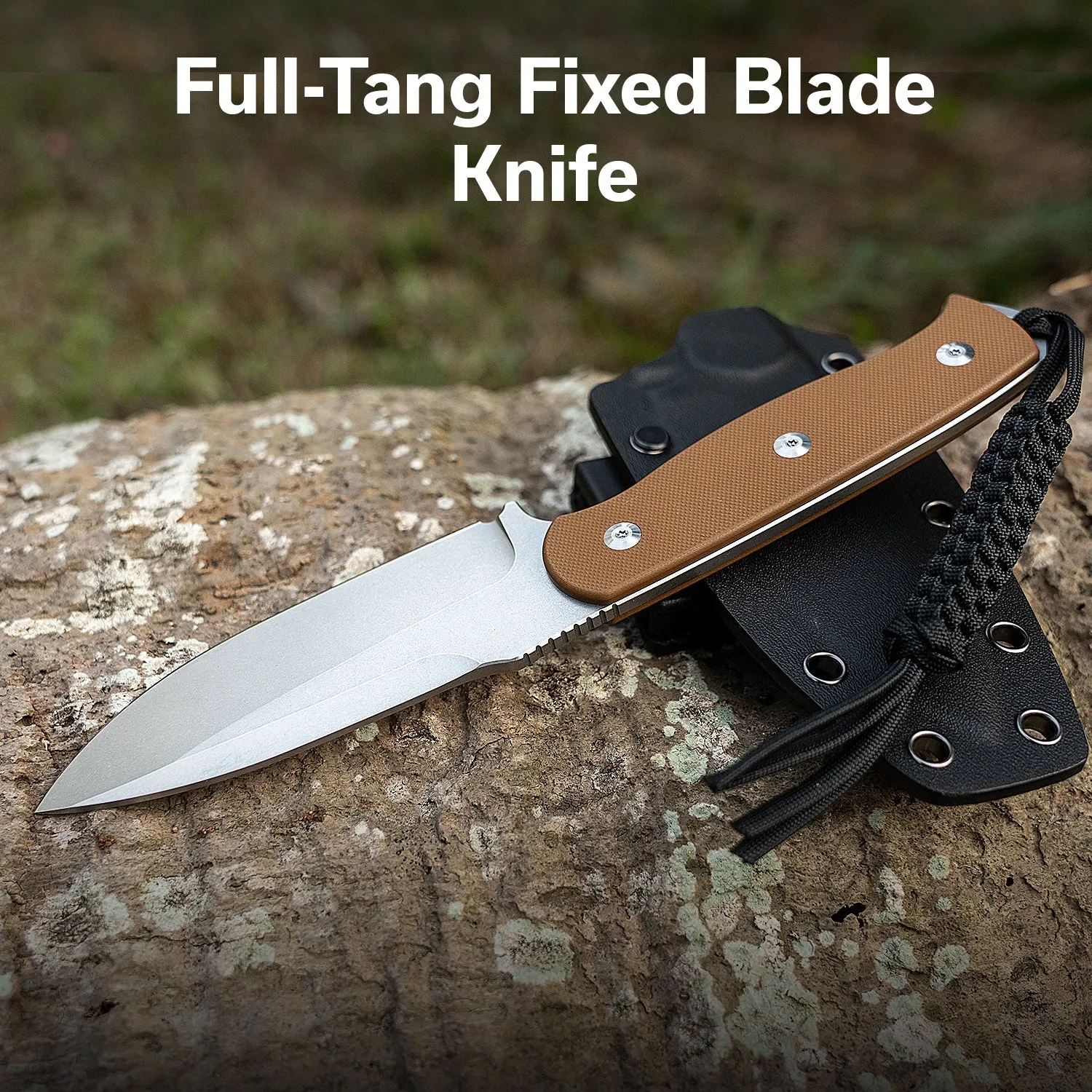 SENCUT Toxodon S24036-3 Fixed Blade Braun Kydex