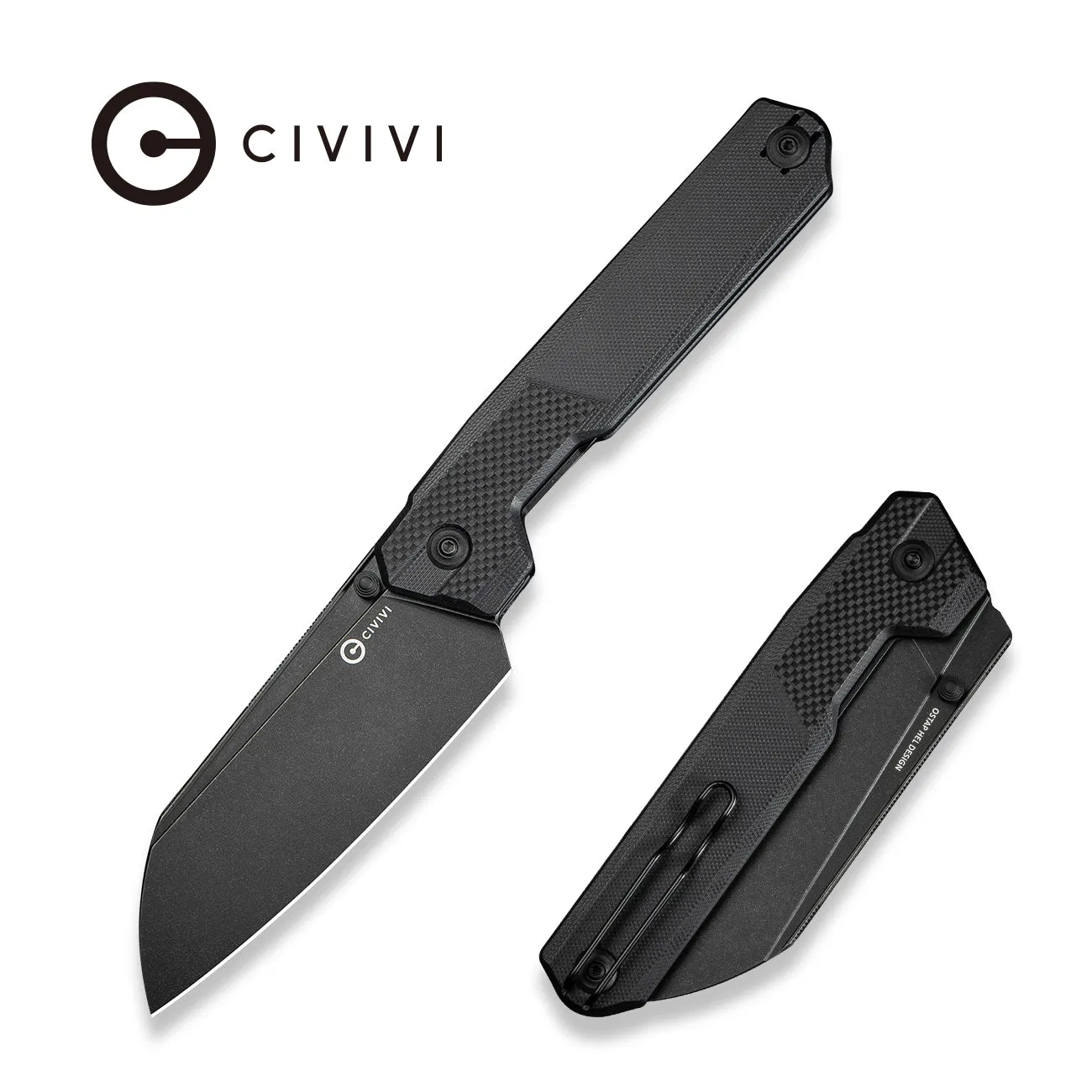 Civivi Hid C23008-1 Klappmesser Schwarz 14C28N