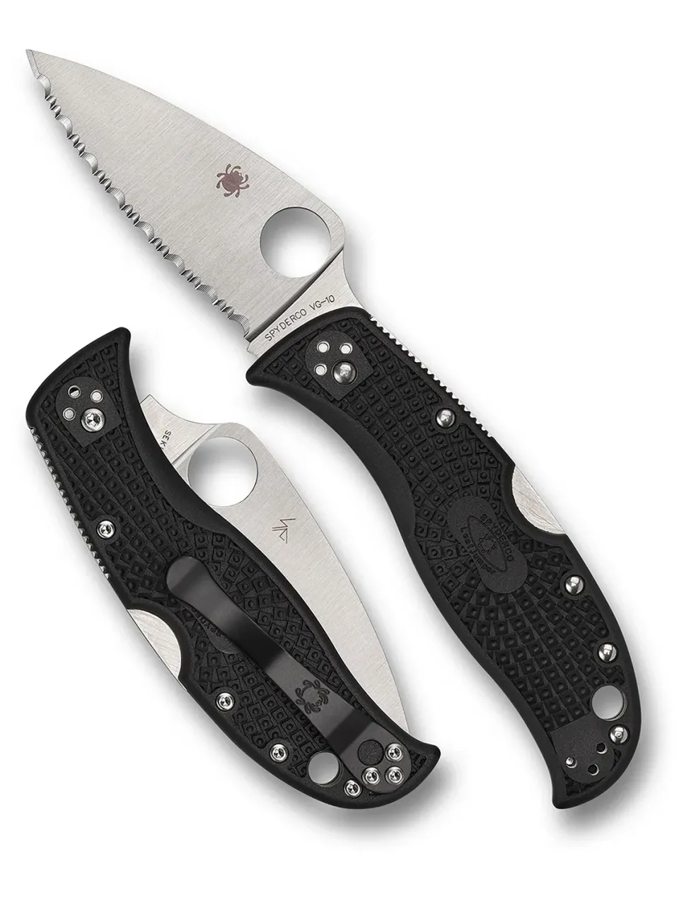 Spyderco LeafJumper Klappmesser VG-10 Blattschliff glatt